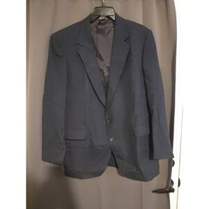 Oakton Ltd. Pinstripe Two Button Blazer, Men's 42R Jacket Business Casual Office